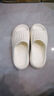 名创优品（MINISO）拖鞋男女家居情侣家用舒适浴室防滑防臭四季拖鞋  烟灰色44-45 实拍图