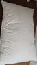 霞珍酒店鹅毛枕头 柔软羽毛枕芯 全棉成人颈椎枕 单只装 中枕 实拍图