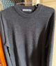 海澜之家纯羊毛羊毛衫男轻商务经典系列毛衣冬季男 HNZAW3Y055A深灰6A L 175/92A 推荐69-75kg 实拍图