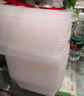 美丽雅 一次性饭盒方形1000ml*50套 快餐外卖打包野餐盒碗加厚带盖塑料 实拍图