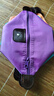 【限时最低价】手提包个性手拿包大容量高级糖化妆包旅行包饺子包 紫色 一个装 实拍图