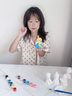 尚美贝贝石膏娃娃涂色儿童手工diy制作彩绘玩具3-6岁新年礼物【公主系列】 实拍图