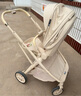 TianRui婴儿推车高景观可坐可躺双向轻便折叠避震新生儿宝宝推车婴儿车 旗舰版-卡布奇洛皮质顶棚 实拍图