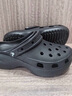 【95成新】卡骆驰（crocs）女鞋厚底云朵洞洞鞋户外休闲时尚一脚蹬沙滩鞋 206750-001 36-37 实拍图