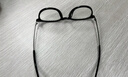 万新（WAN XIN） 近视眼镜防蓝光辐射非球面现片配眼镜框男女0-1500度配成品眼镜 板材-全框-5007BK-黑色 1.74多屏防蓝光镜片（近视酷薄） 实拍图