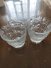 【京东物流】冰川纹玻璃杯时尚潮流ins风果汁杯酒杯水杯 冰川杯250ml2只 实拍图