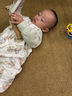 ibaby恒温婴儿睡袋秋冬儿童防踢被宝宝防惊跳睡袋分腿舒适绒兔花语80 实拍图