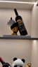 赟娅熊猫红酒架装饰品摆件轻奢玄关客厅酒柜餐厅桌面创意乔迁新居礼品 熊猫酒架（仅含坐姿） 实拍图