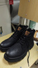 公牛世家【张若昀同款】马丁靴男2025秋冬新款高帮靴子休闲百搭工装鞋子 实拍图
