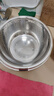 国风食品级316不锈钢盆洗菜盆淘米盆沥水篮漏盆网筛家用淘米神器 【医疗级316钢】22实盆+22漏盆 实拍图