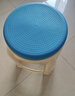 华恺之星 塑料凳子 家用加厚耐磨餐椅子小圆凳板凳换鞋浴室凳 蓝色 实拍图