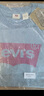 Levi's李维斯情侣美式宽松印花时尚简约舒适潮流纯棉圆领短袖T恤 灰色 002A0-0003 L 实拍图