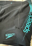 速比涛（Speedo）泳裤男动感大标弹力速干不贴身抗氯平角泳裤 中灰蓝 34 实拍图