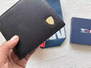 七匹狼（SEPTWOLVES）钱包男士真皮正品短款钱夹2025新款皮包头层牛皮夹爸爸卡包证件包 金盾狼标-黑色【专柜礼盒】 实拍图