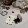 喜钻七夕礼物铂金钻戒女六爪结婚钻石戒指求婚戒指结婚钻戒婚戒送女友 现货-50分IJ色SI 实拍图