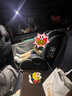 贝蒂乐汽车儿童安全座椅0-4-12岁宝宝车载安全椅可坐躺折叠便携增高垫 酷银黑 实拍图