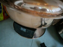 炊老爷 铜火锅碳电两用纯紫铜老式插电木炭铜锅火锅鸳鸯铜锅具涮肉暖锅 30CM遥控双味锅【2-4人】 实拍图