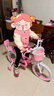 紫榕 儿童自行车女孩单车3-8岁公主款脚踏车男女宝宝小孩童车 公主粉【送货上门】加厚白胎升级 14寸 适合90-110cm 实拍图
