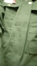 鸿赫纯棉耐磨工作服套装男劳保服春秋季电焊工服防烫建筑工装汽修户外 B款-军绿套装（纯棉） XL /175（推荐120-140斤） 实拍图