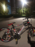 金武端自行车成人山地车公路赛车单车骑行变速超轻越野中学生初中青少年 旗舰版-辐条轮-黑红色 24寸24速 实拍图
