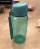 特百惠（Tupperware）乐趣550ML塑料杯夏季男女学生便携运动水杯子大容量双饮口 碧海蓝 实拍图