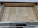 轻奢岩板床头柜卧室床头柜简约现代主卧家用储物收纳柜整装床边柜 米白色（双抽）48cm高 50cm宽*40cm厚 实拍图