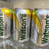 屈臣氏（Watsons）苏打水柠檬草味低糖0脂低卡饮料330mL*24罐整箱JOJO联名 实拍图