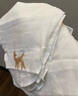 全棉时代婴儿隔汗巾纱布吸汗儿童宝宝幼儿园纯棉垫背巾小熊小鹿小猫3条/袋 实拍图