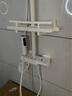 九牧王淋浴花洒套装全铜冷热恒温花洒数显家用卫生间增压沐浴花洒 钢琴恒温款-雅白四档 实拍图
