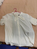 欧贝汐短袖雪纺衬衫女夏季上衣2025年新款蝴蝶结气质职业OL时尚洋气衬衣 白色 XL 实拍图
