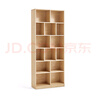 林氏家居书架卧室客厅简易落地靠墙桌面书架置物架【原木色】JV4X-A书柜 实拍图