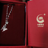 央创时尚中国黄金蝴蝶银项链女生小众轻奢七夕情人节生日礼物送女友s925 【蝴蝶项链单品】精美礼盒装 实拍图
