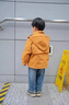 G.DUCKKIDS童装儿童冲锋衣三合一可拆卸春秋装男童外套防风夹克小童男孩风衣 黄色三合一 120  【建议身高115cm左右】 实拍图