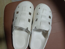 新款夏季包头玛丽珍镂空洞洞女外穿平底凉拖防滑沙滩鞋豆豆鞋单鞋 2389白色 38 -39适合37-38 实拍图