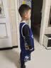 玉宇帆儿童篮球服套装定制男女童运动训练服速干四件套秋冬季队服篮球衣 ADM-L025黑色四件套 2XS码身高120-130cm体重25-30kg 实拍图