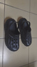 奥康（Aokang）洞洞鞋男士夏季沙滩凉鞋户外休闲踩屎感eva防滑防臭凉拖鞋男外穿 黑色 42 -43 【适合41-42】 实拍图