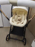 怡戈（Ekobebe）婴儿推车高景观避震轻便坐躺双向折叠新生儿宝宝米色推车+提篮 实拍图