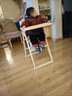 莱美汇儿童餐椅宝宝吃饭座椅酒店餐厅实木可折叠多功能便携婴儿餐桌bb凳 无漆餐椅【非主图看图二】 实拍图