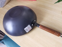 爱仕达（ASD） 炒锅精铁不易锈健康无涂层铁炒锅家用厨房炒菜锅 煤燃气明火通用 精铁炒锅丨无盖丨 32cm 实拍图