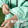 牧萌儿童雨衣男女童带书包位全身防水中大童学生上学雨披 松翠象 XL 实拍图