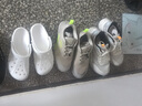 CROCS卡骆驰洞洞鞋贝雅男鞋女鞋轻便耐磨一脚蹬拖鞋休闲鞋|10126 白-100 43 (270mm) 实拍图
