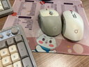 前行者V1蓝牙无线键盘鼠标套装机械手感静音三模男女生办公高颜值键鼠便携电脑笔记本平板iPad手机通用 升级版奶油灰-双模键鼠耳机三件套【无线/蓝牙】 实拍图
