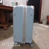 狄斯顿保罗行李箱大容量30英寸超大号结实耐用合金硬壳密码箱出国托运旅行箱 蓝色 【加厚加深铝框+全封闭干湿内衬】 24英寸  【USB+杯架+挂钩+支架】 实拍图