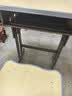 树造良品儿童学习桌小学生写字作业书桌子家用可升降学校培训班课桌椅套装 深木色-桌椅(4cm铁柱)-基础款 70*50*76cm 实拍图