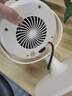 倍安士电取暖器家用小太阳石墨烯暖风机室内全屋大面积升温小型暖手脚神器冬天办公室烤火炉气移动可移动 【过热断电-可上下左右90度调节】米白色 实拍图
