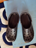 crocs卡骆驰洞洞鞋贝雅男鞋女鞋轻便耐磨一脚蹬拖鞋休闲鞋|10126 黑色-001 45 (290mm) 实拍图