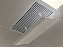 小皇后 中央空调挡风板遮风板风管吸顶机百叶窗冷气出风口挡板办公室防直吹顶出风通用导风顶挂式60*30CM 实拍图