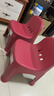 禧天龙小椅子宝宝椅加厚凳子椅子带靠背幼儿矮凳小板凳换鞋凳 故宫红【防滑脚垫】1个装 【承重160斤】 实拍图