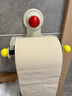 范爷家卫生间吸盘纸巾架浴室壁挂式免打孔卷纸架创意高颜值多巴胺厕纸盒 实拍图