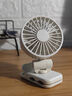 无印良品（MUJI）迷你夹子风扇 办公室桌面 学生宿舍 床头 便携 LAI2CC4S 白 实拍图